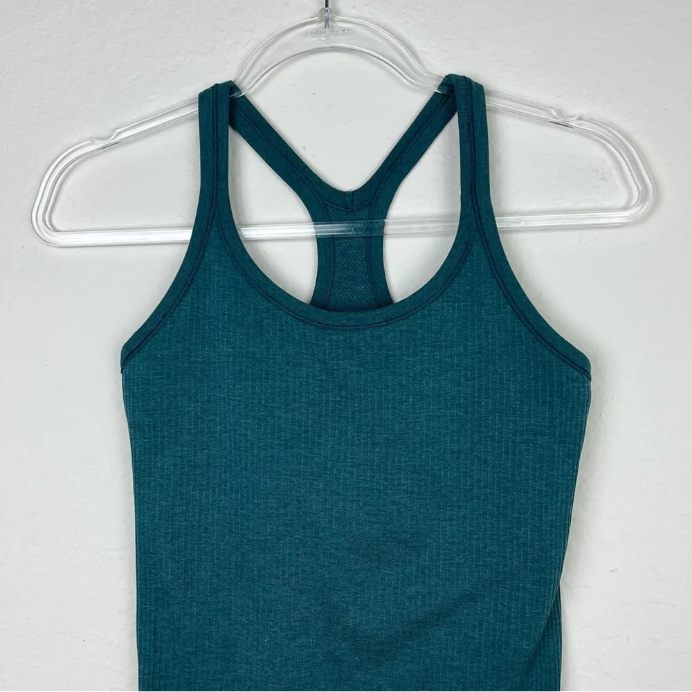 Lululemon Ribbed Racerback Tank Top Size 6